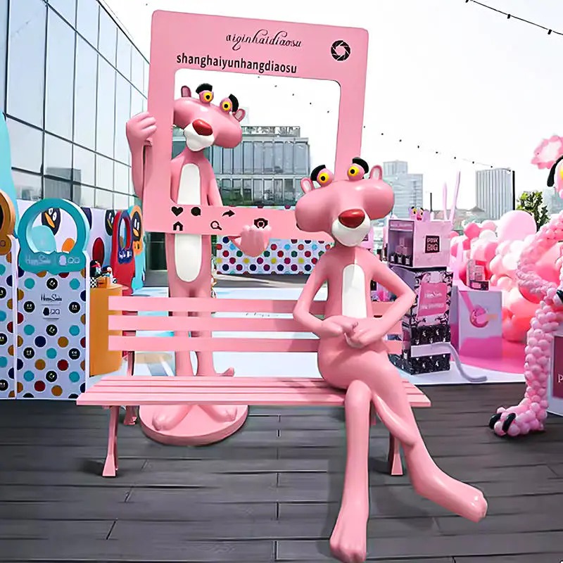 Menghidupkan Keajaiban yang Menyenangkan: Patung Fiberglass Pink Panther untuk Taman Anda - Tambahan yang Harus Dimiliki?